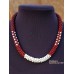 Ivory and Red Jasper Necklace